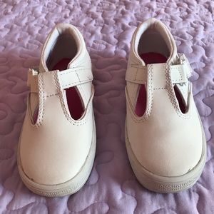 Big Kid's Daphne T-Strap Leather Sneaker
